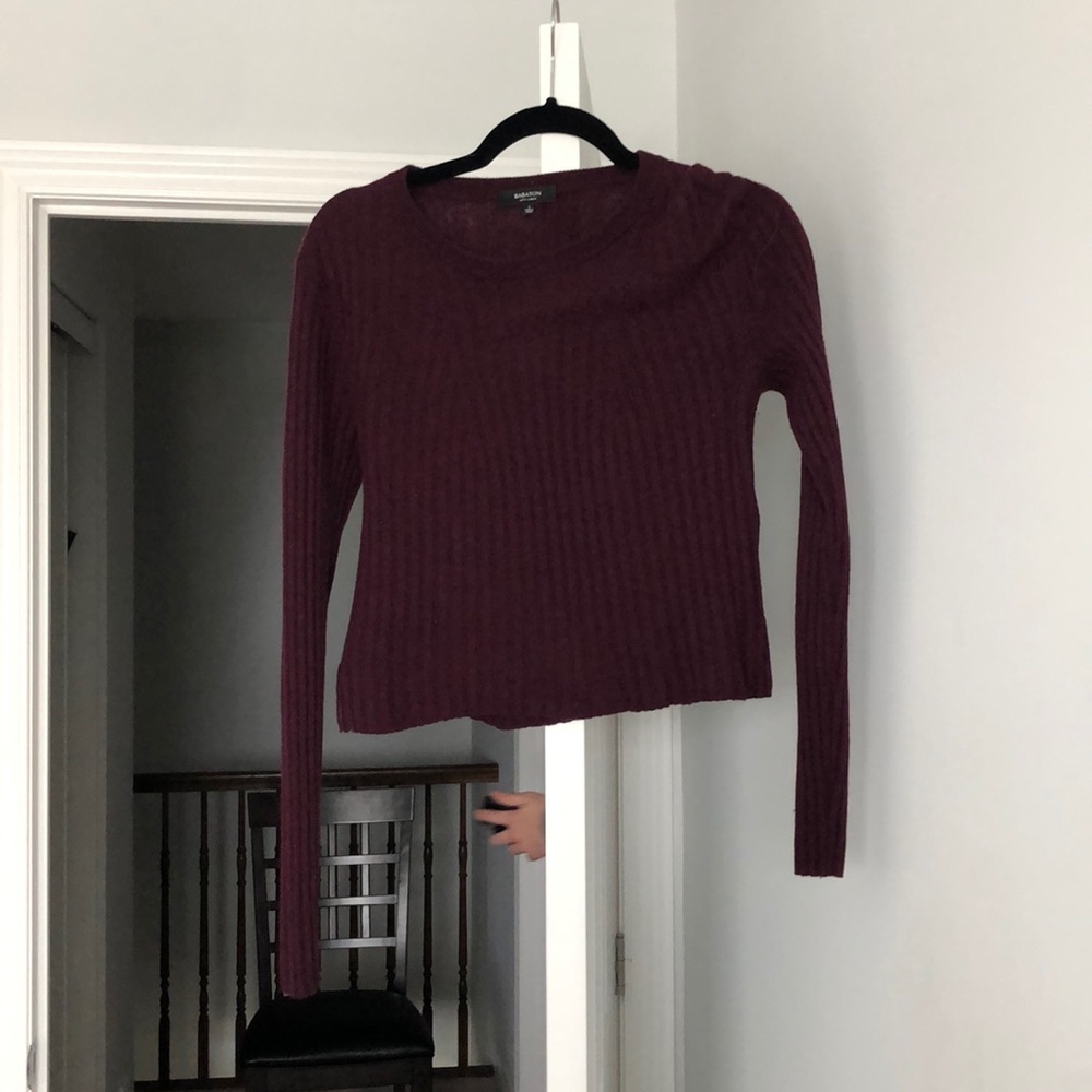 Babaton crop top sweater